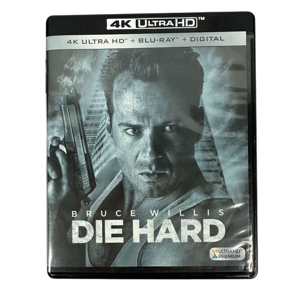 Die Hard 4K Ultra HD BluRay Digital Bruce Willis R Rated Fox 1988 Movie & Extras - Picture 1 of 8